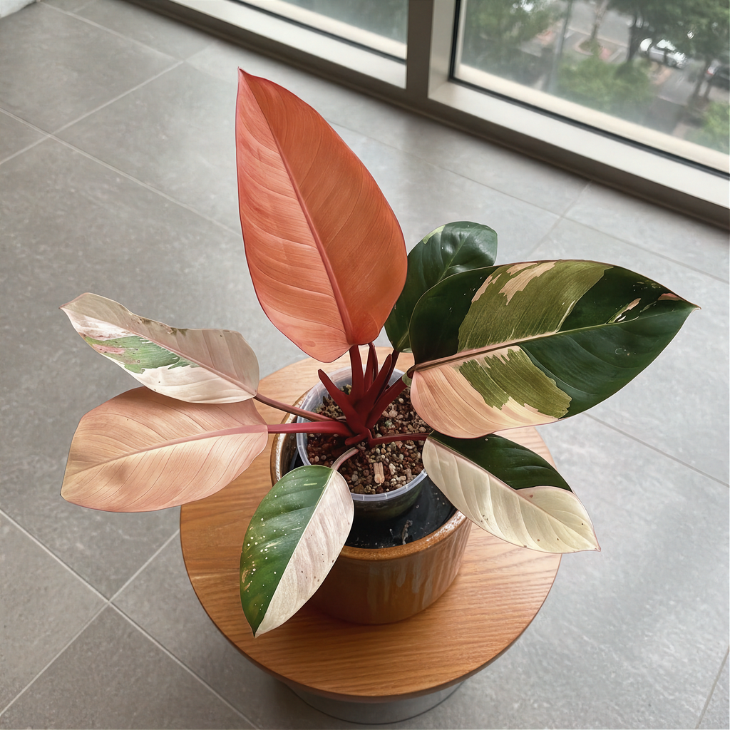 Philodendron Red Congo Variegated (Pre-Order)