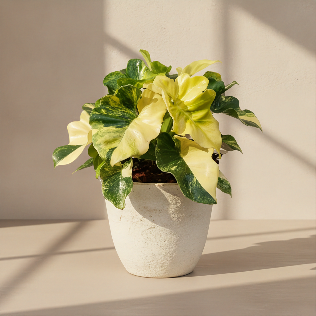 Philodendron Super Atom Variegated