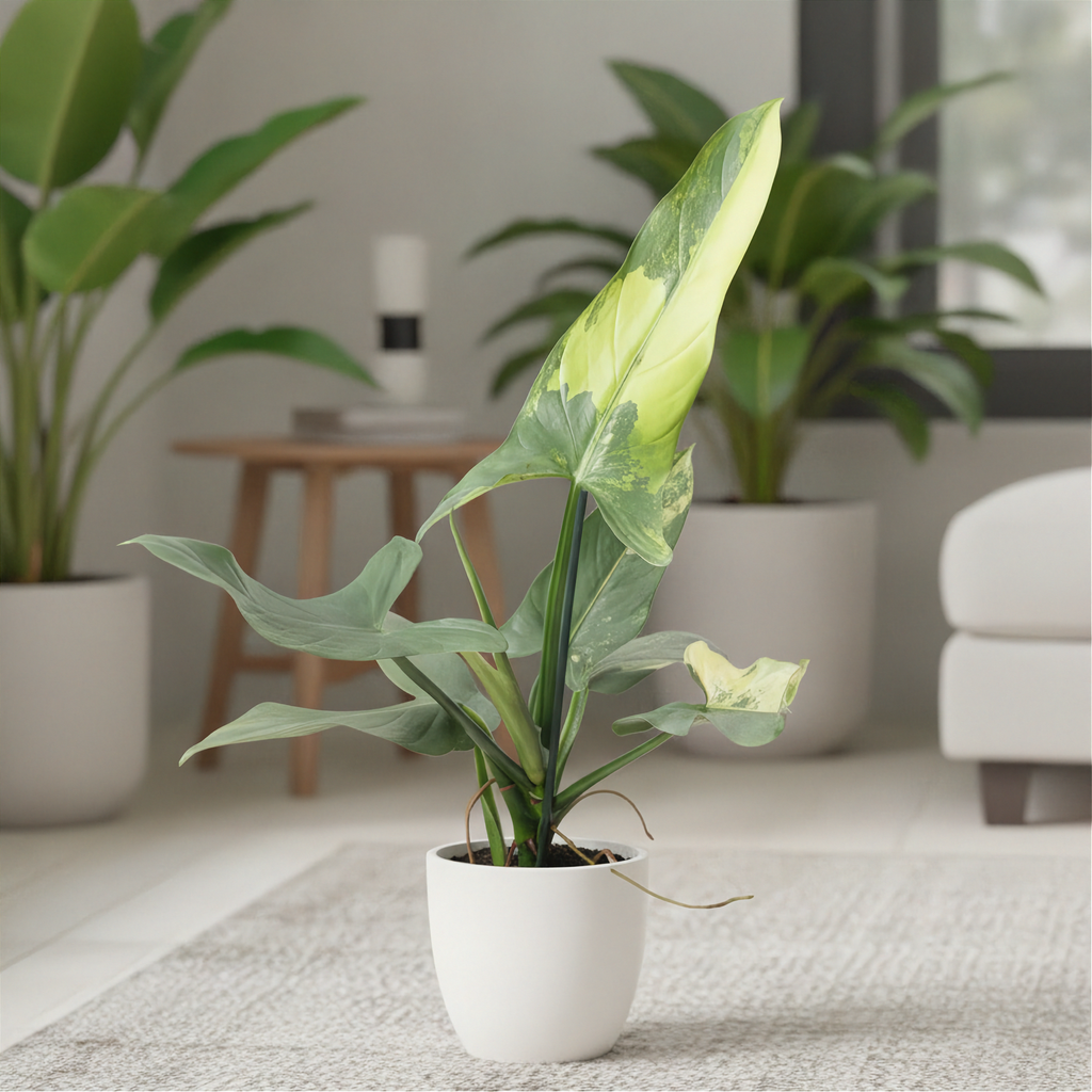 Philodendron Silver Sword Variegated