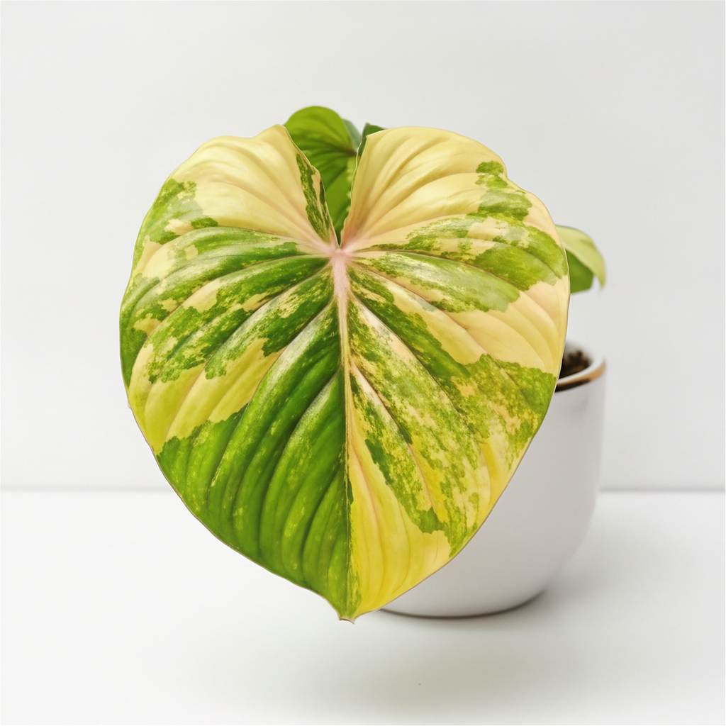 Philodendron Pastazanum Silver Aurea Variegated Hybrid