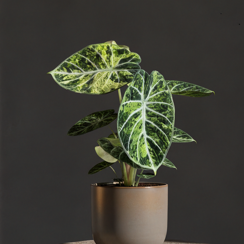 Alocasia Ninja Mint Variegated