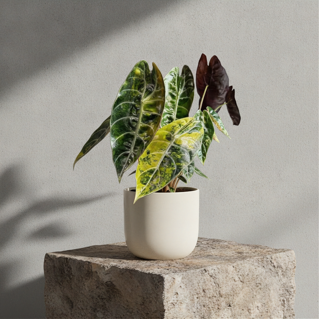 Alocasia Sedenii Aurea Variegated