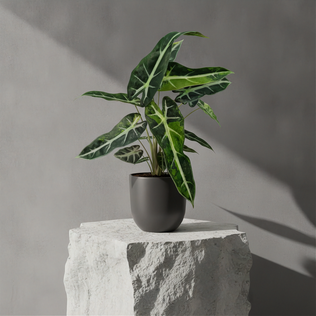 Alocasia Bambino Aurea panaché
