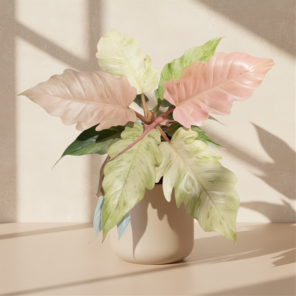 Philodendron Strawberry Marble Variegated