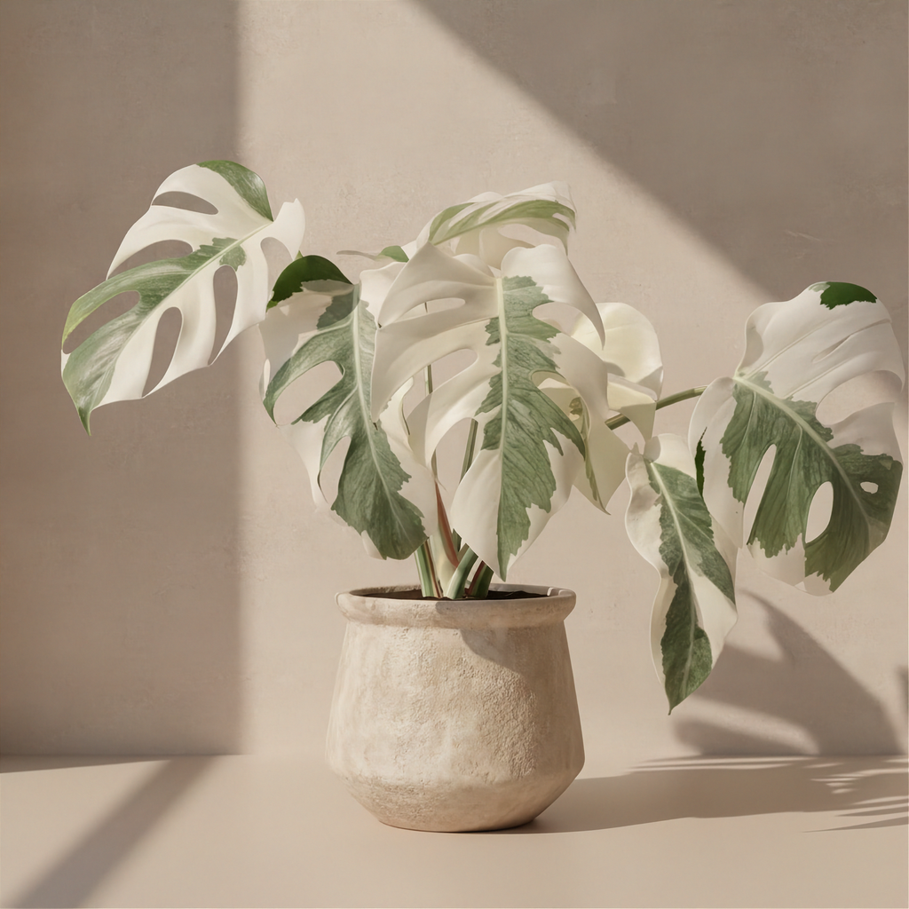Monstera True White Ghost