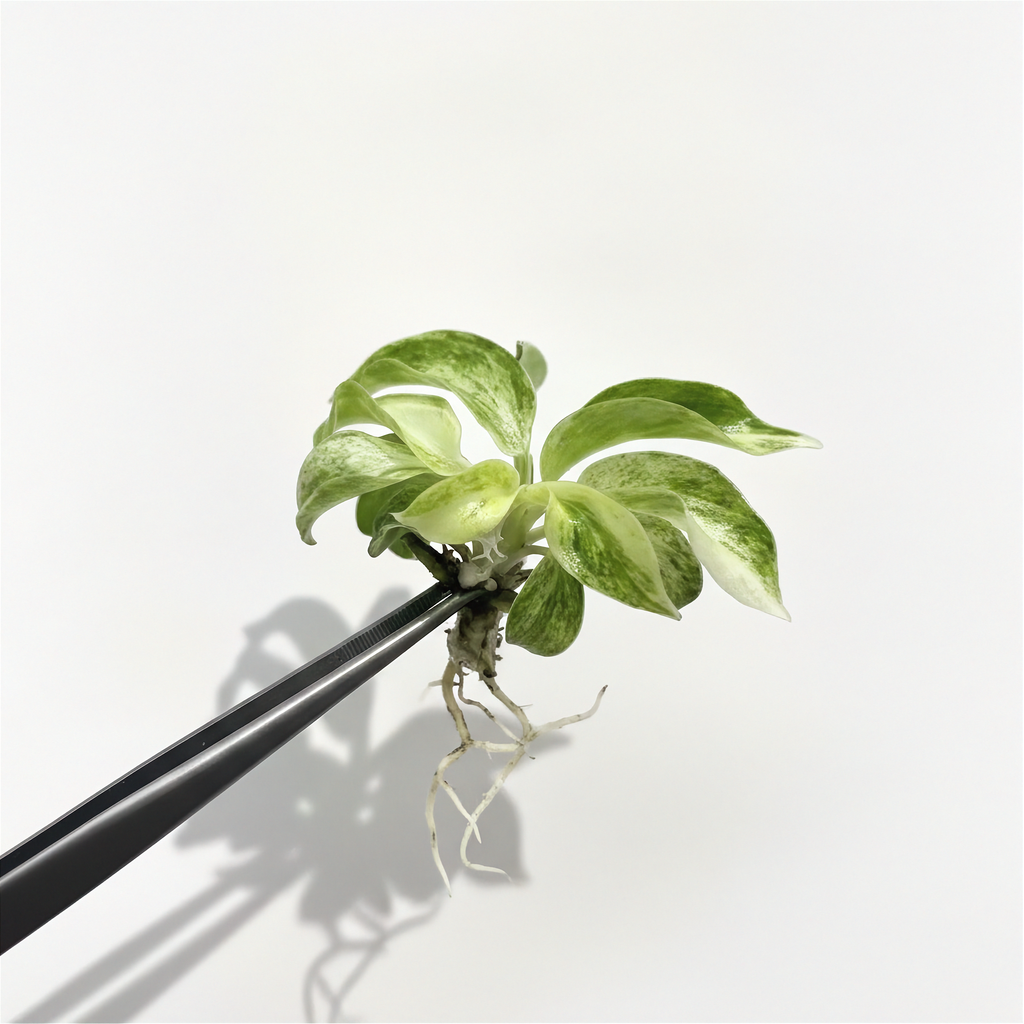 Philodendron Giganteum Blizzard Snowflake Variegated