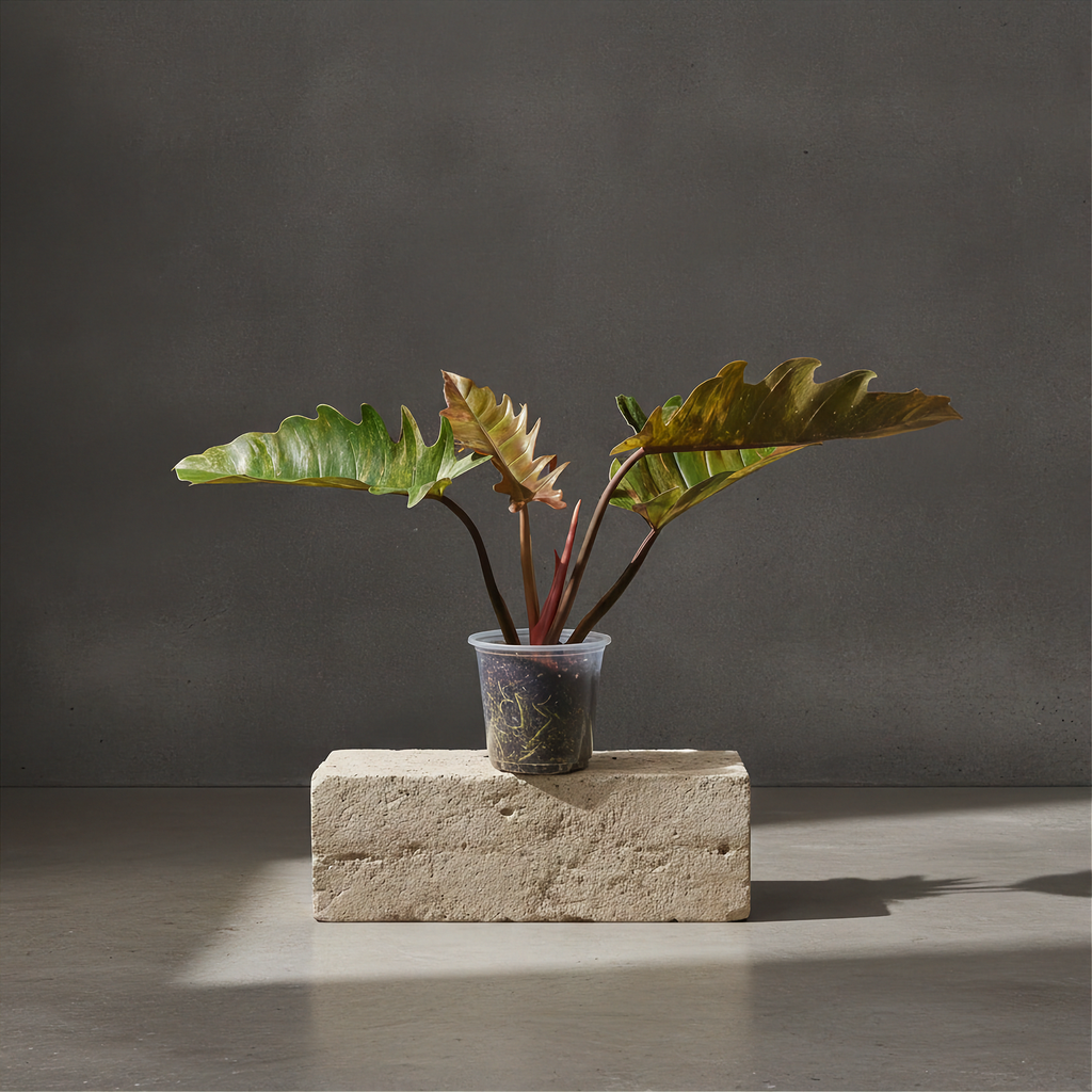 Philodendron Caramel Marble Variegated mature specimen, medium