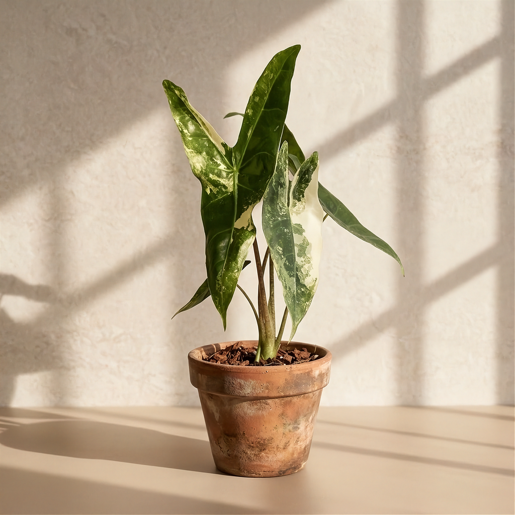 Alocasia Longiloba Albo Variegated