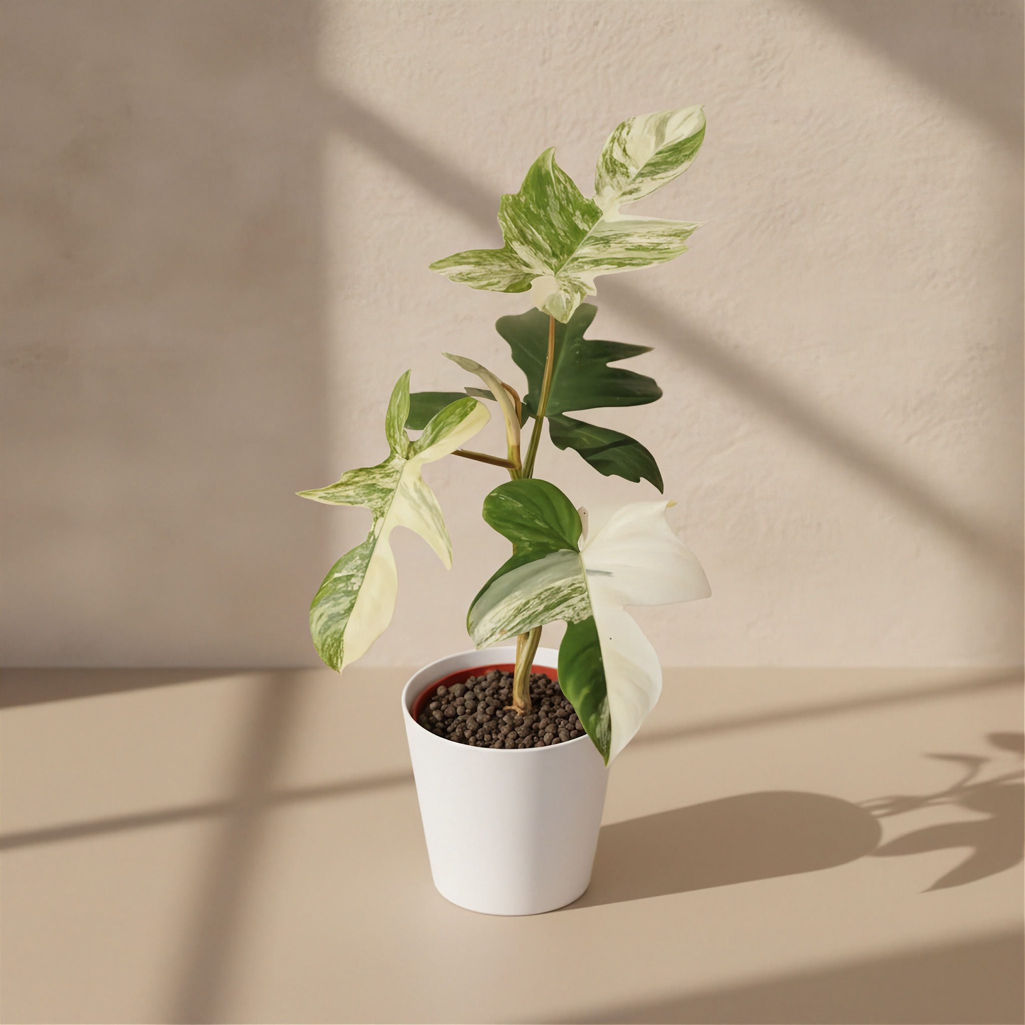 Philodendron White Beauty Variegated
