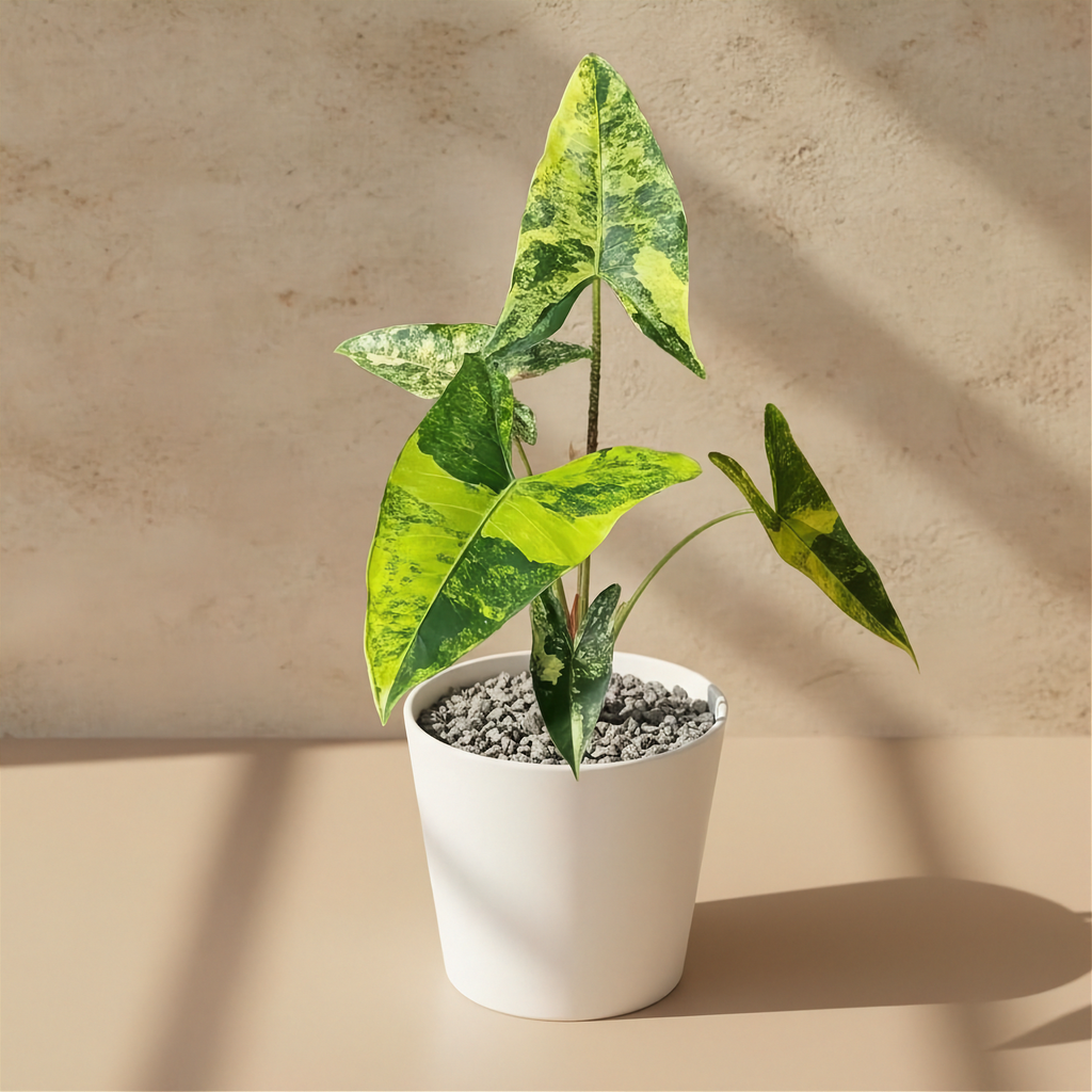 Alocasia Zebrina Aurea Variegated