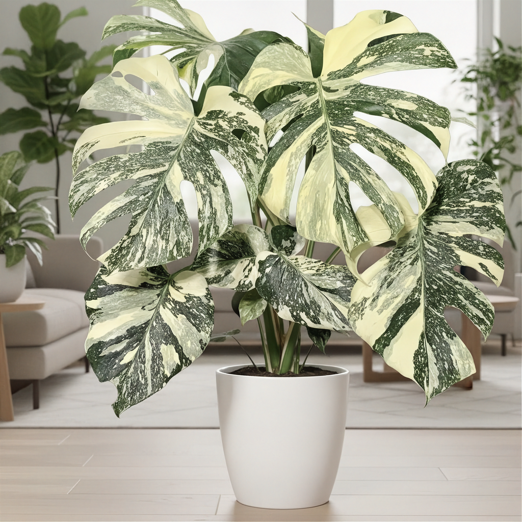 Monstera Creme Brulee