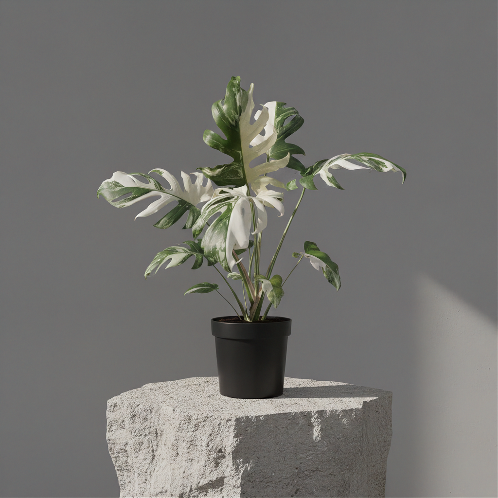 Alocasia Brancifolia Albo Variegated
