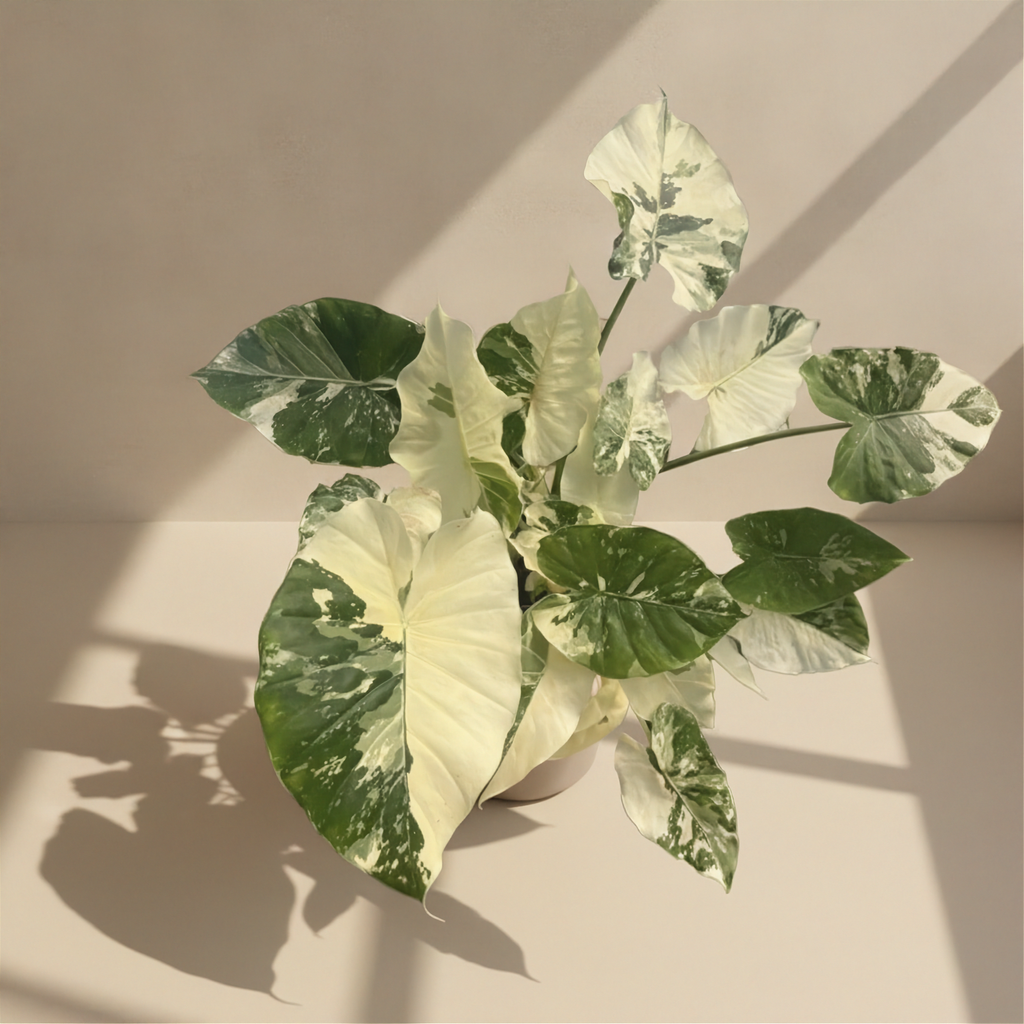 Alocasia Calidora Albo Variegated