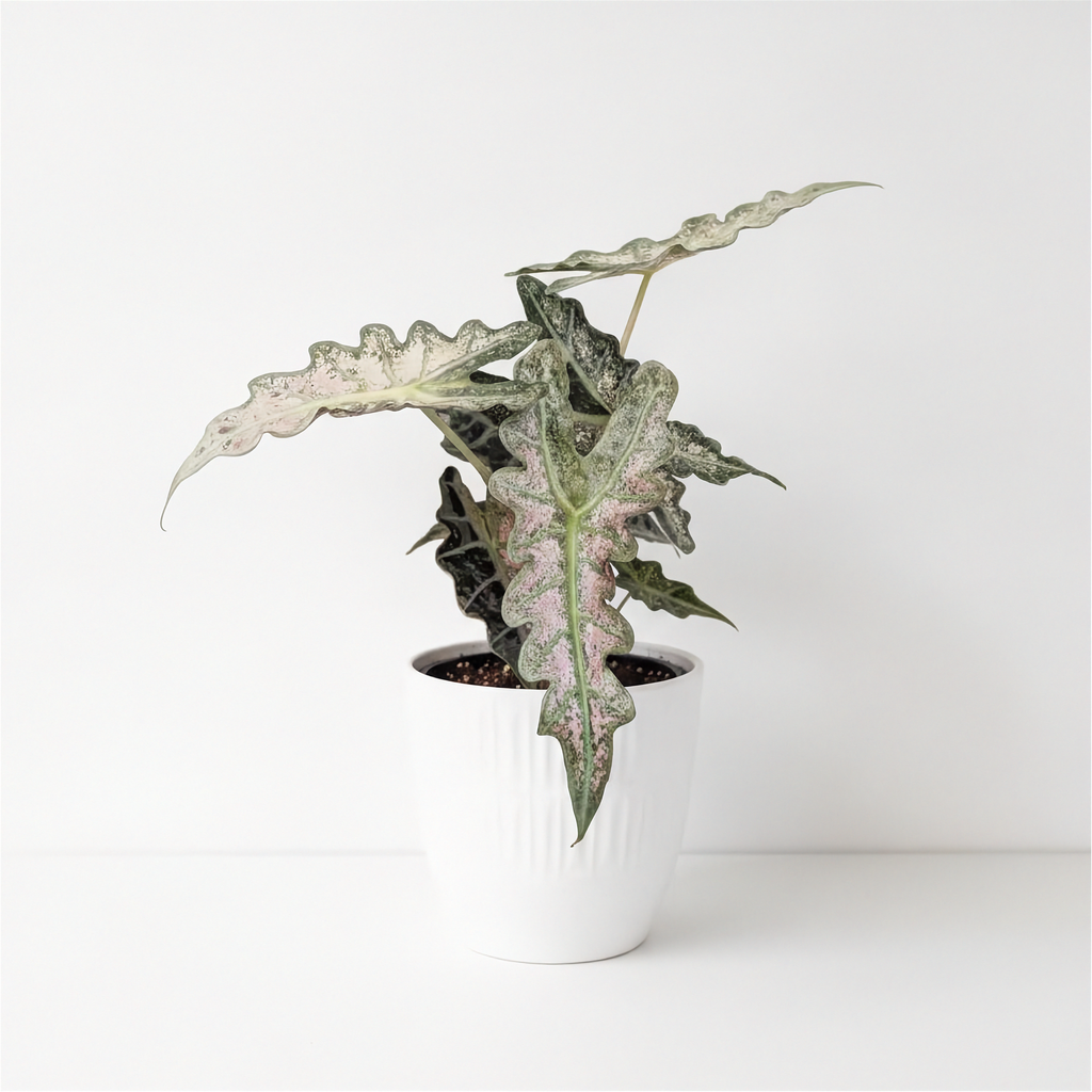Alocasia Pink Dragon Stardust Mint Variegated