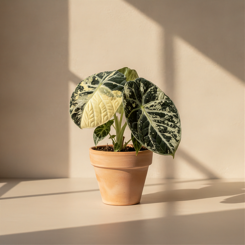 Alocasia Ninja Albo Variegated