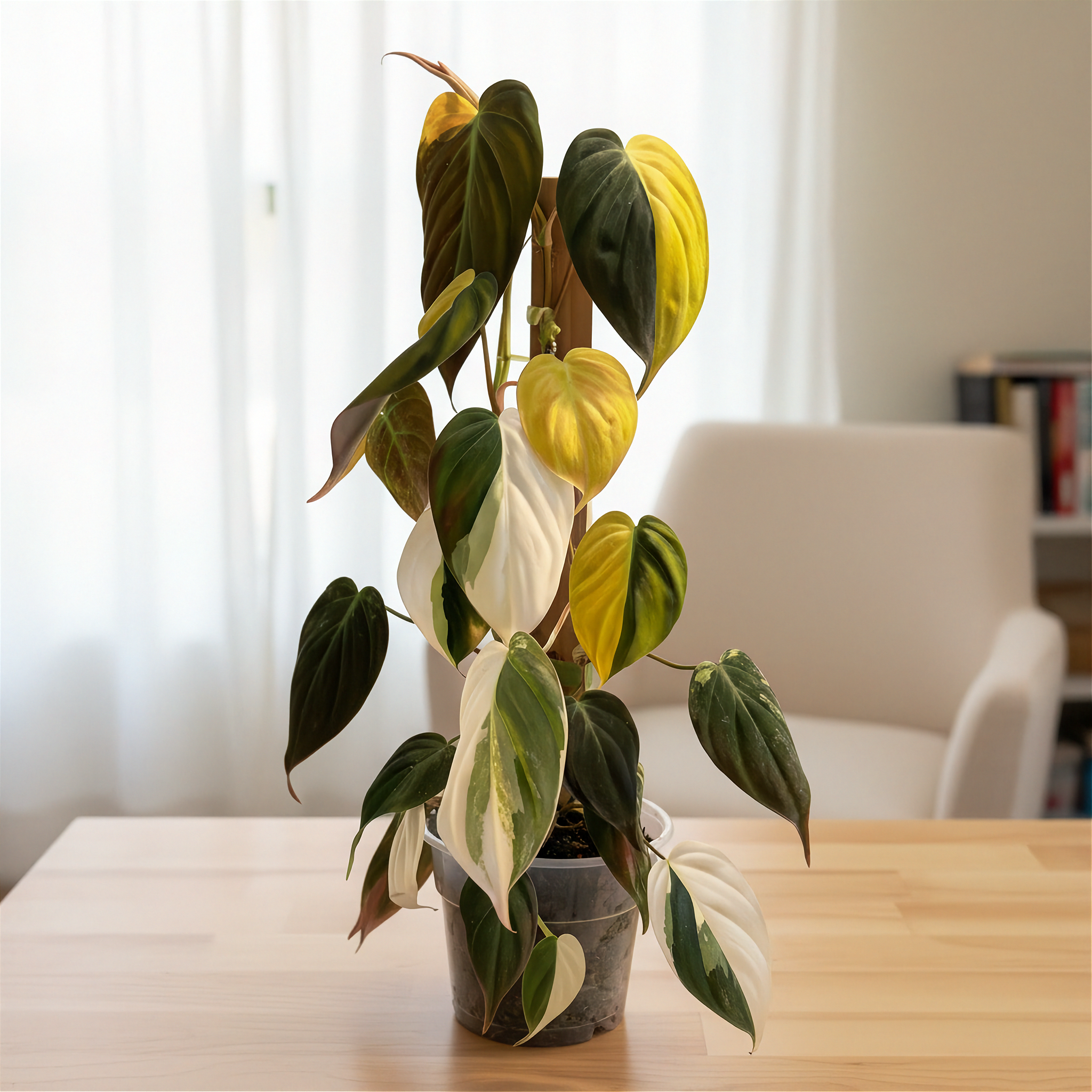 Philodendron Micans Variegated